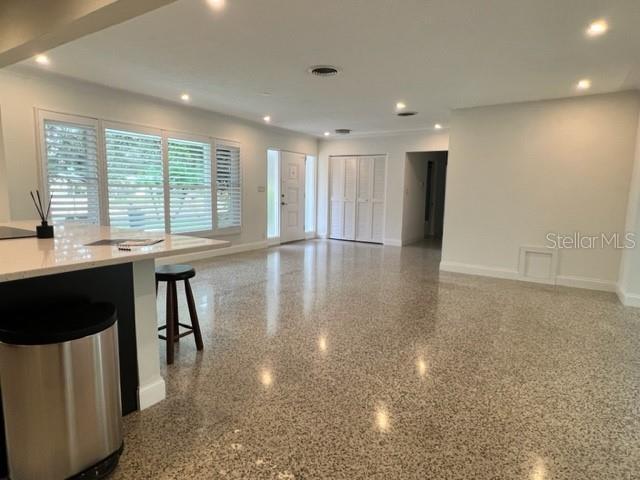 Looking towards front door