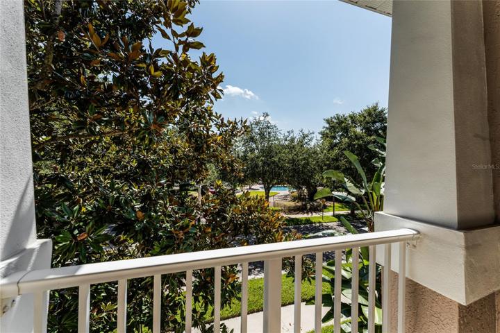 OWNER'S SUITE BALCONY W/POOL VIEWS