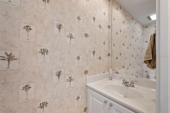 half bath next to laundry room