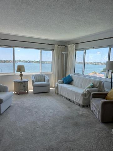 Full west  and northerly views from living room