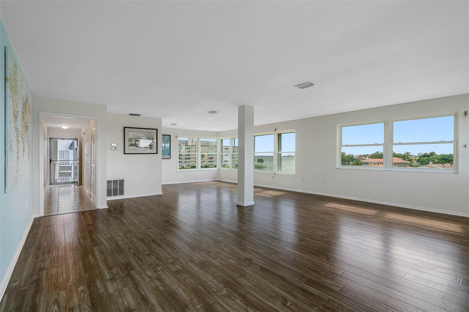 Living area plus dining