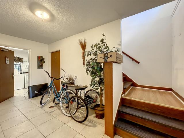 Lobby and stairs to upper units