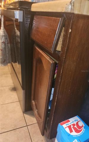 Unit 13: damaged cabinet