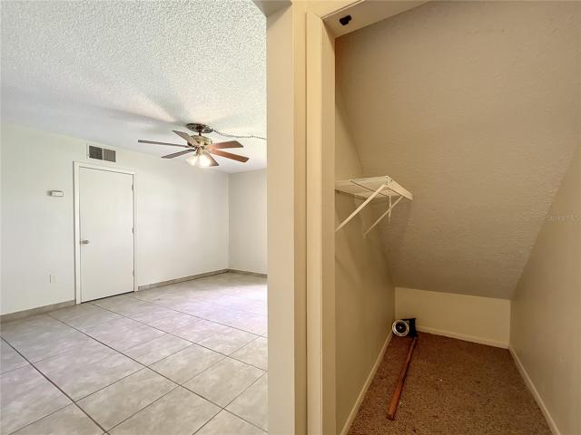 Unit 15: storage closet and view into living