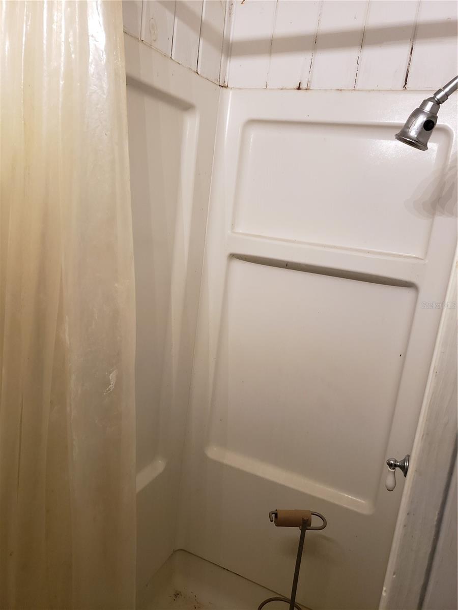3rd bathroom downstairs shower