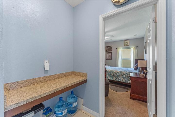 Desk/Workspace Built In/Guest Suite Entry