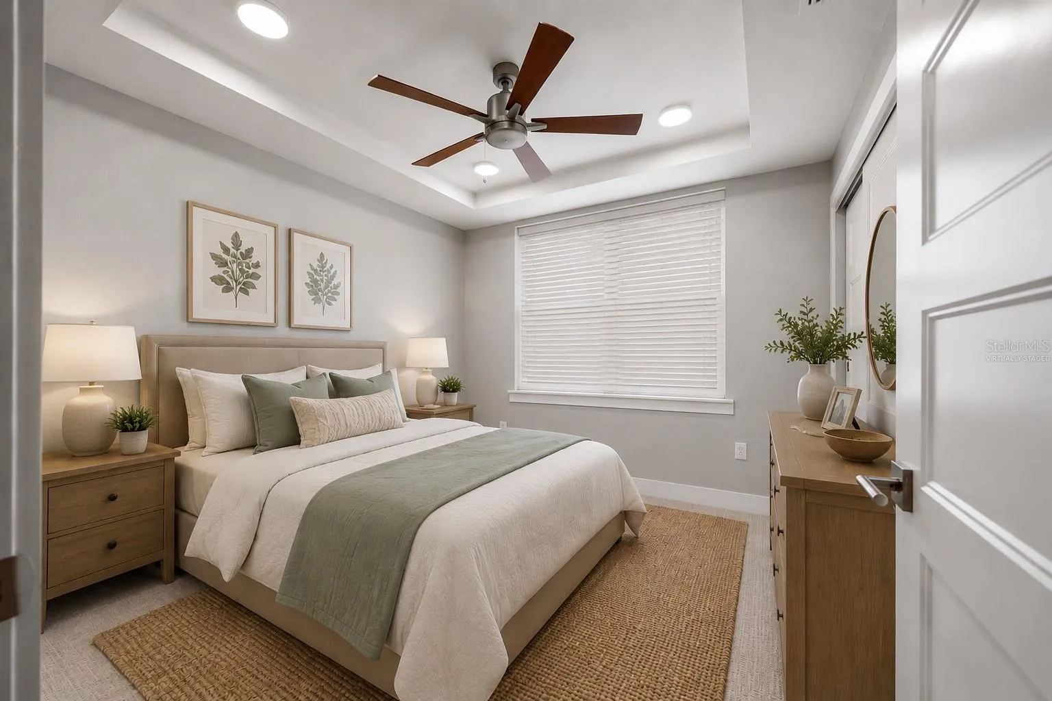2nd Bedroom virtually staged