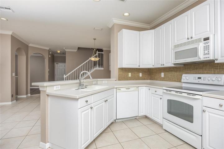 Kitchen with Solid surface counters!