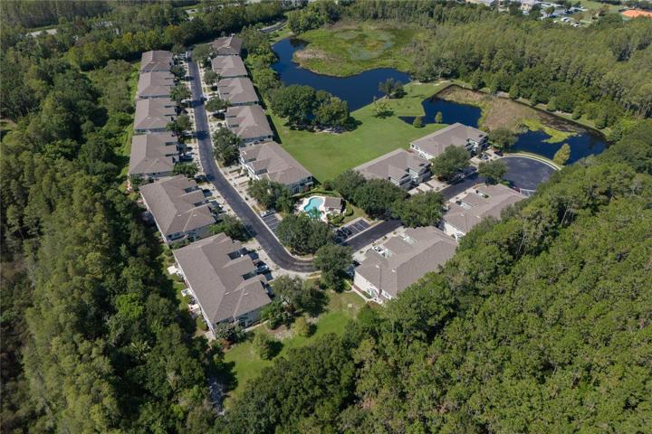 Gated Community with only 1 street! Greenspace all around!