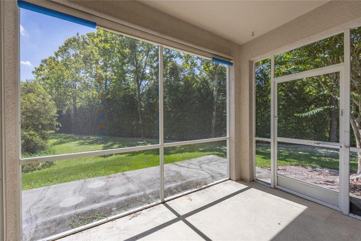 Screened Lanai overlooking backyard!