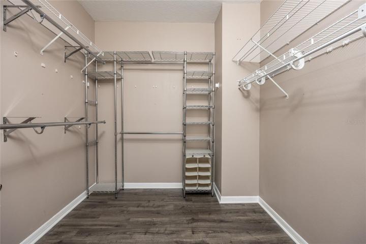 Master Bedroom Closet is Huge!!
