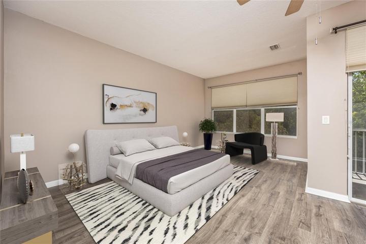 Master Bedroom - great space! (virtual staging)
