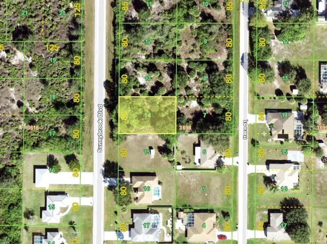 County map of lot