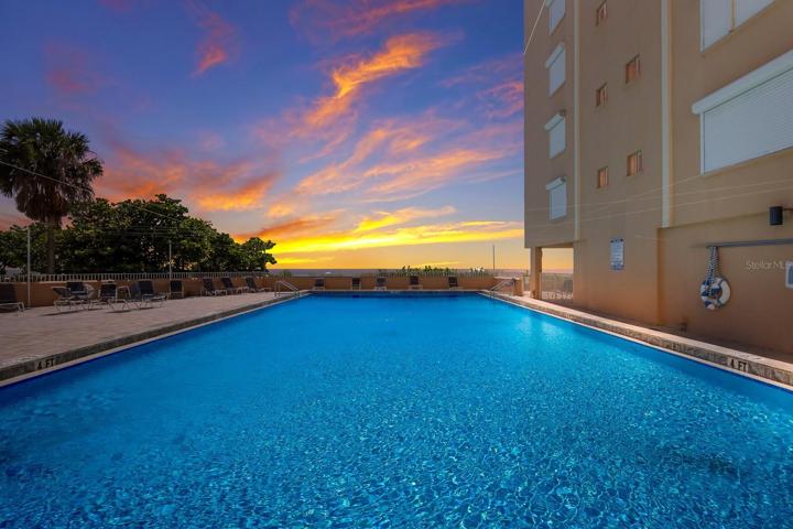 Pool at Sunset