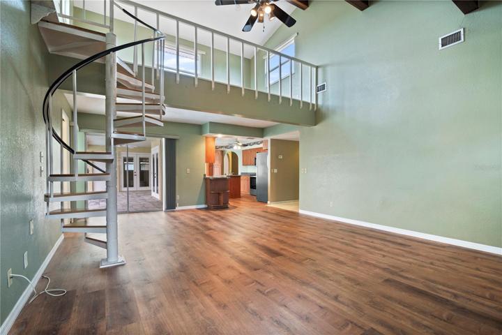 Loft Stairs/Family Room