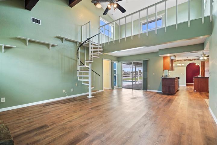 Loft Stairs/Family Room