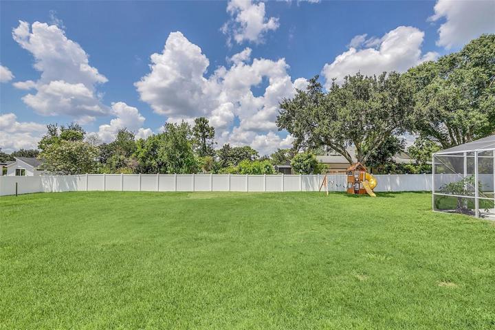 1.27 acres and backyard fully fenced