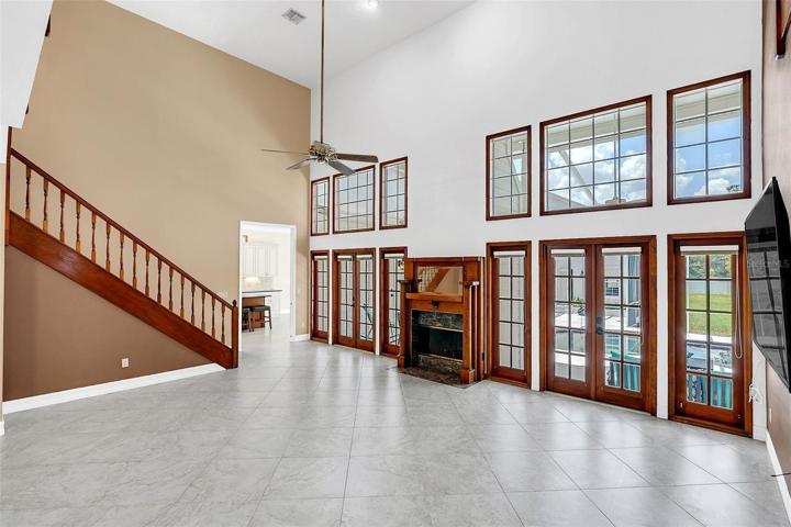 Views! and Dramatic Woodwork & Windows!