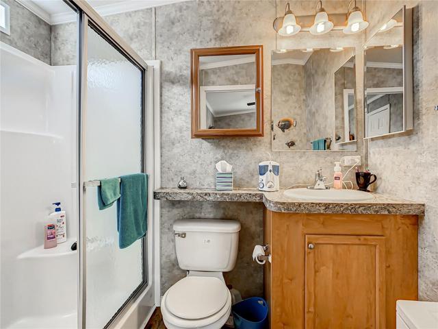 Master bathroom with walk in shower