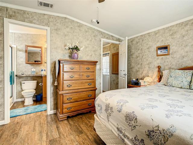 Master bedroom with ensuite bathroom