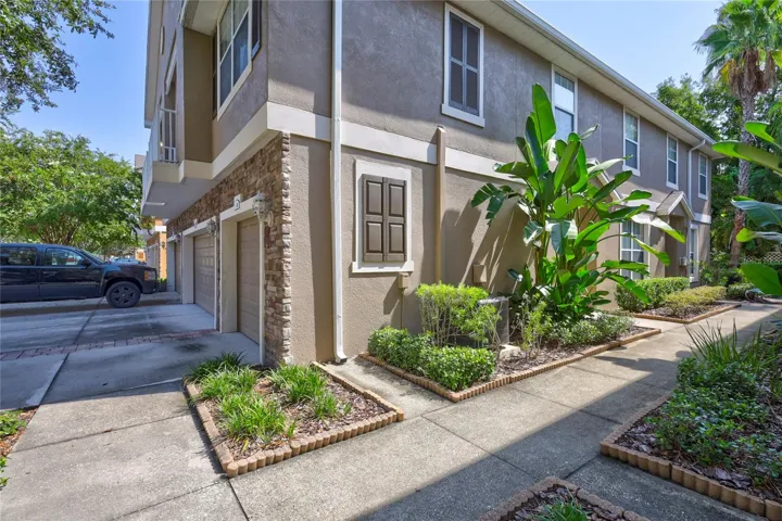Entrance to unit via garage or front door