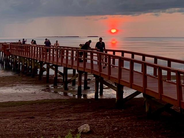 Crystal Beach Pier sunset