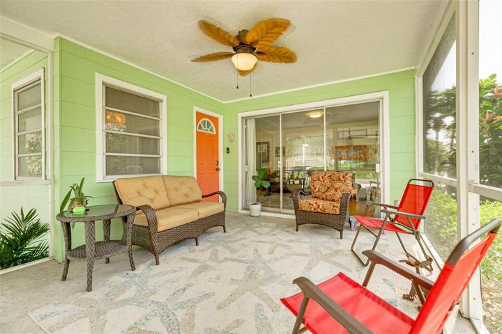 front porch and front door
