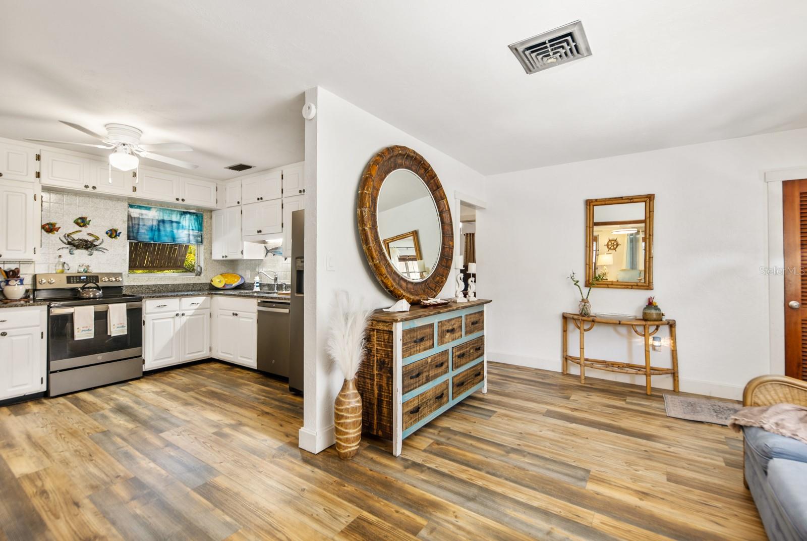 Entertaining is fun with the open floor plan.