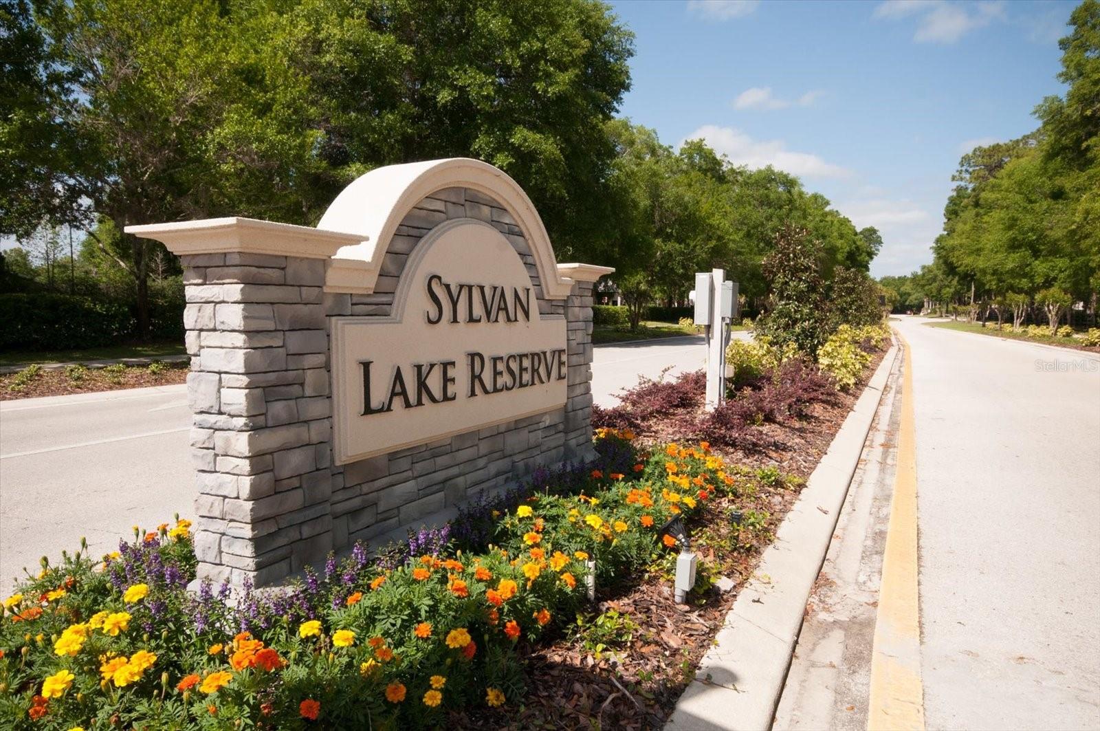Sylvan Lake Reserve entrance from Orange Blvd