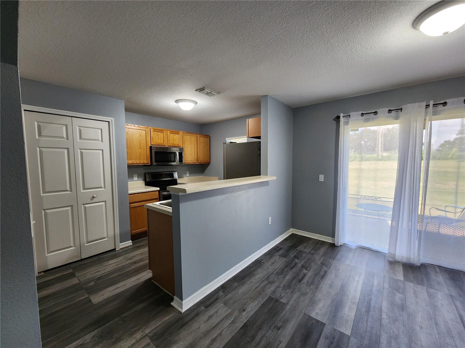 Kitchen from dining room