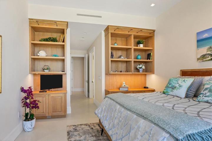 Ensuite Guest Bedroom with Built-Ins