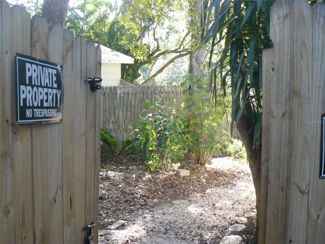 Gate leading to 2 bed