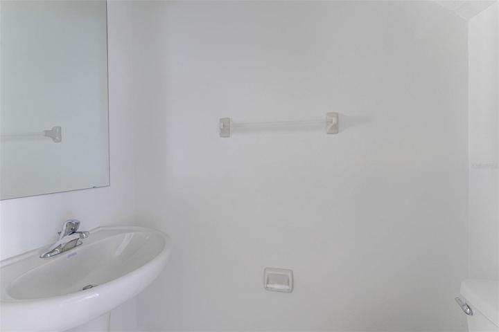 Downstairs half bath