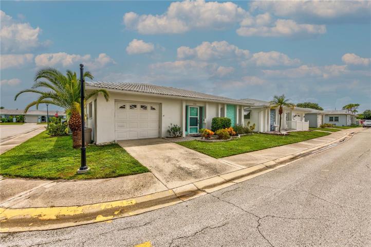 Located on a corner lot
