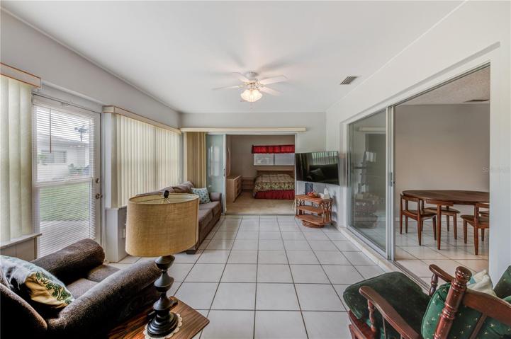 Florida Room with lots of natural light
