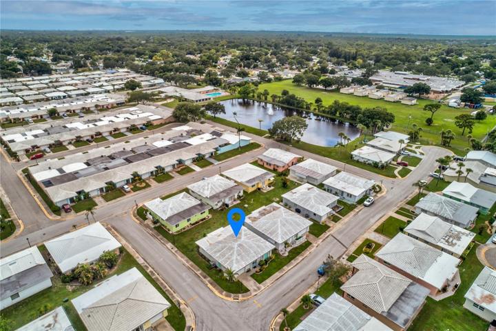 Aerial view of the Community Homes
