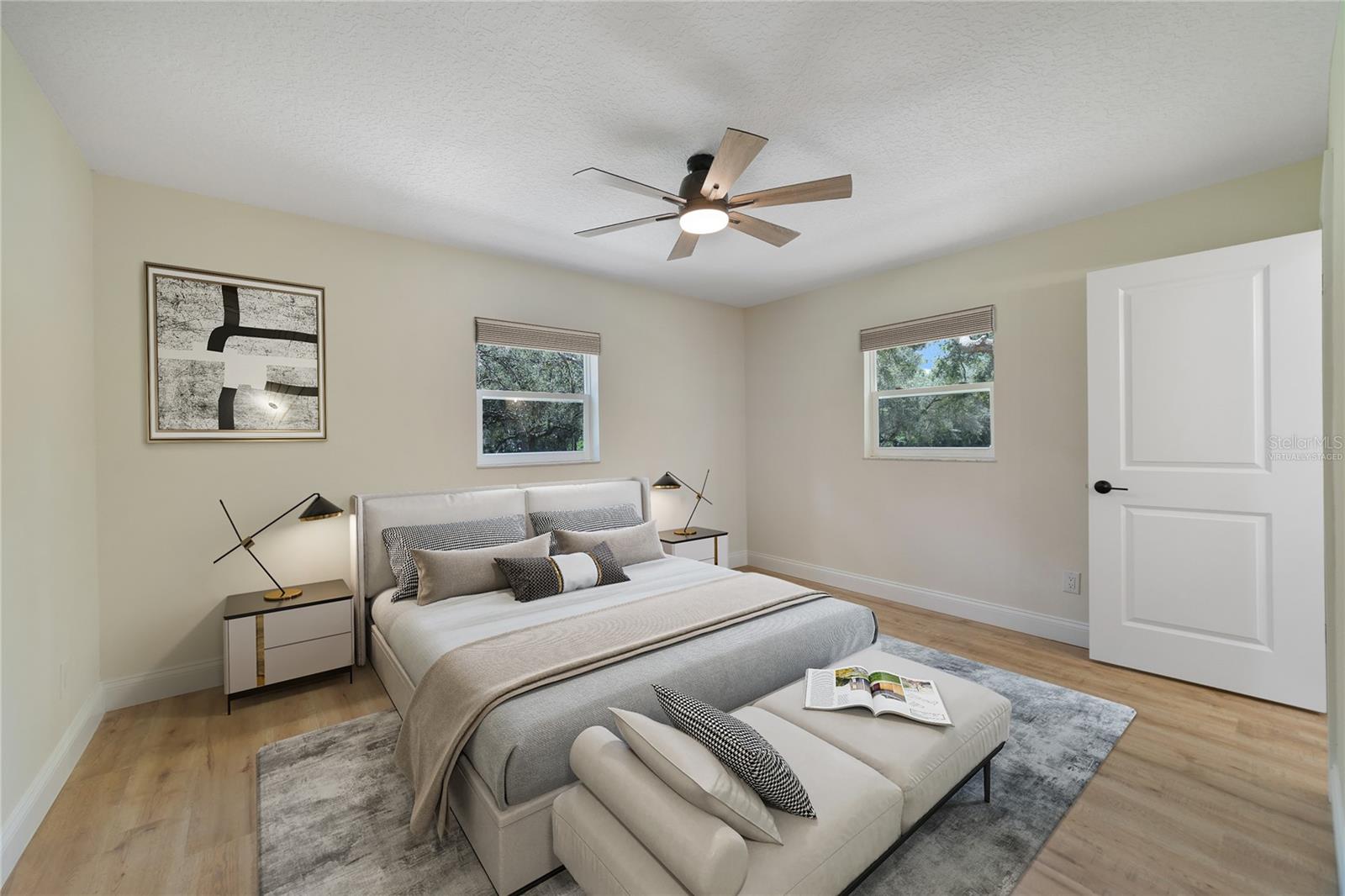 The bedrooms are all spacious, including your PRIMARY SUITE delivering another bright space with a large closet and private bath! Virtually Staged.