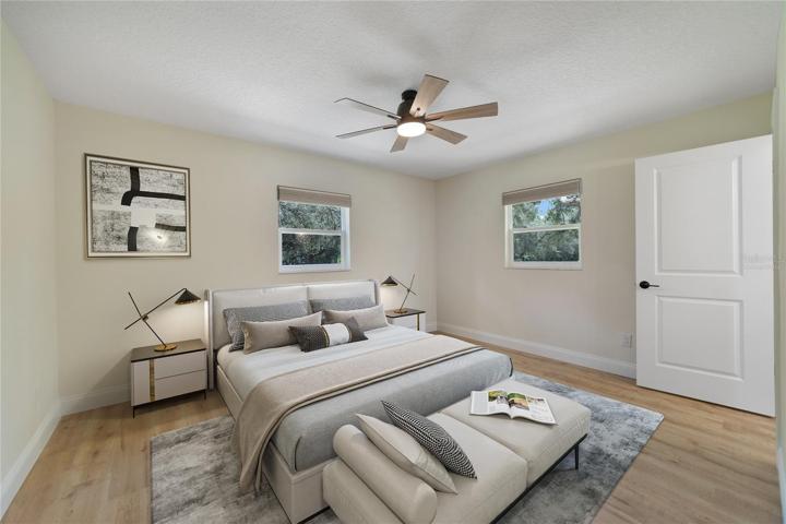 The bedrooms are all spacious, including your PRIMARY SUITE delivering another bright space with a large closet and private bath! Virtually Staged.