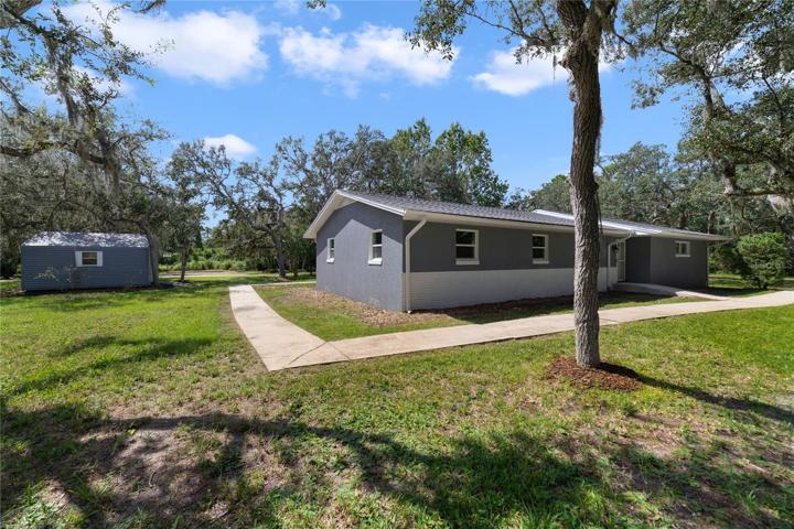 Solid Block Construction home with New Roof, New Stucco and freshly painted