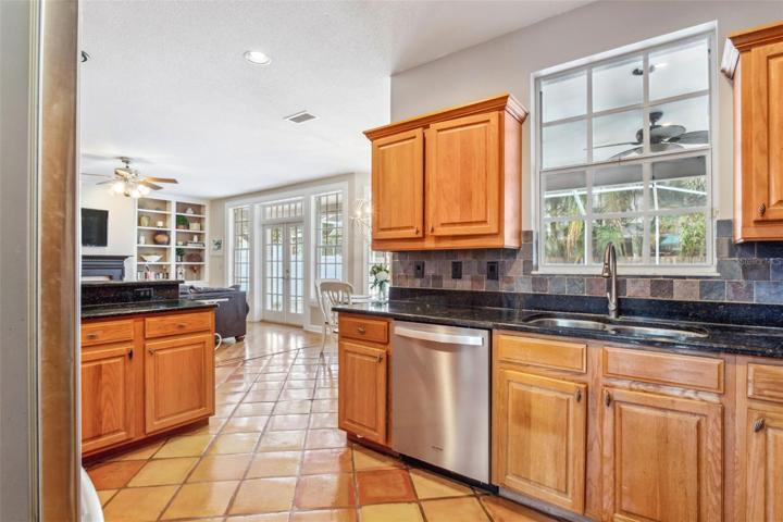 Wood Cabinetry, Granite Counters