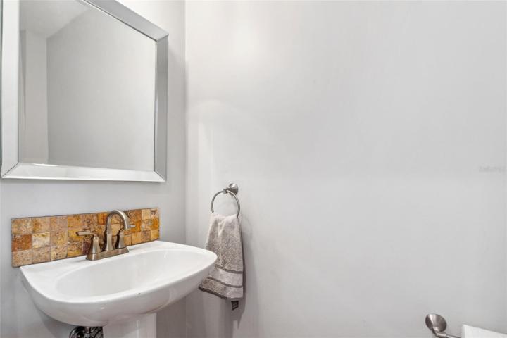 Half bath on first floor.