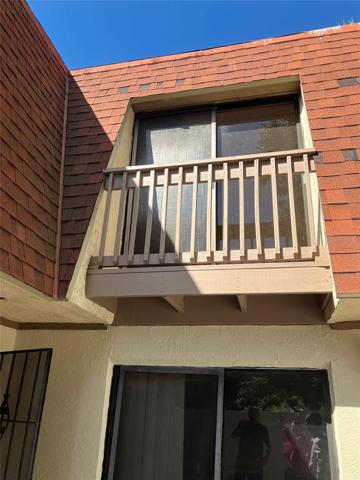 exterior balcony on bedrooms.