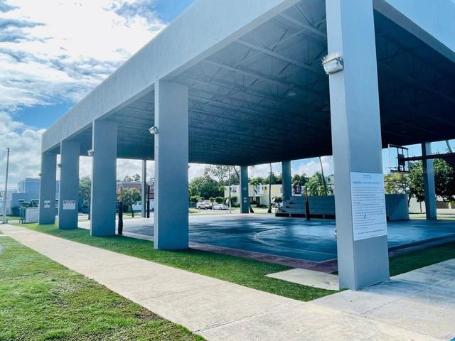 Community covered basketball court