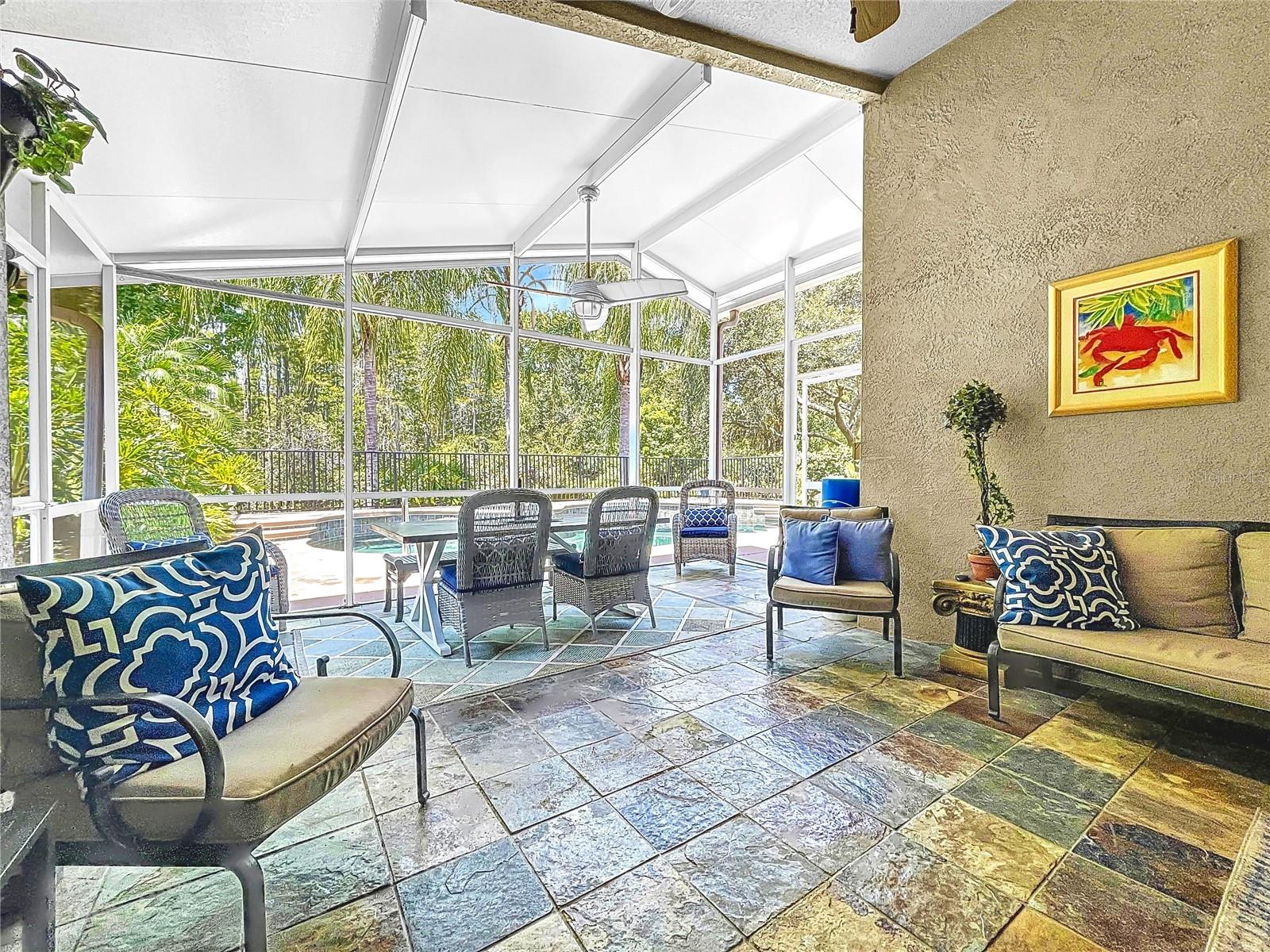 Screened &amp; Covered Lanai