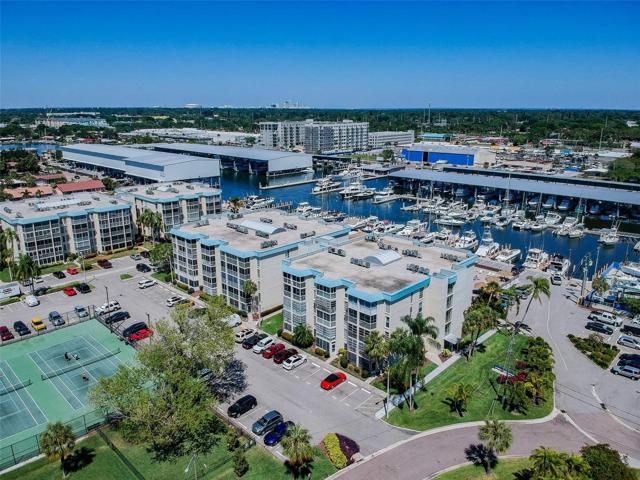 The Moorings of Maximo is adjacent to Maximo Marina and Tiki Docks Bar + Grill.  The community features tennis & pickleball courts, shuffleboard, a community pool, clubhouse and dock.