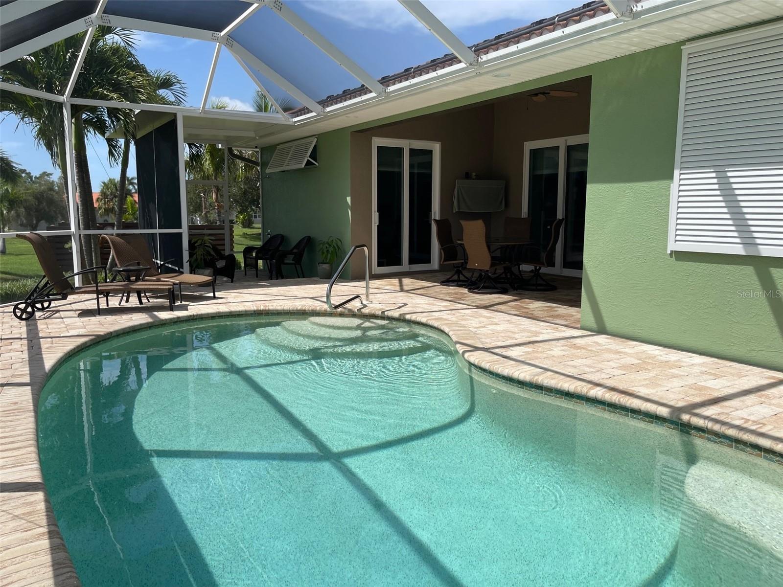 PAVERS AROUND THE POOL