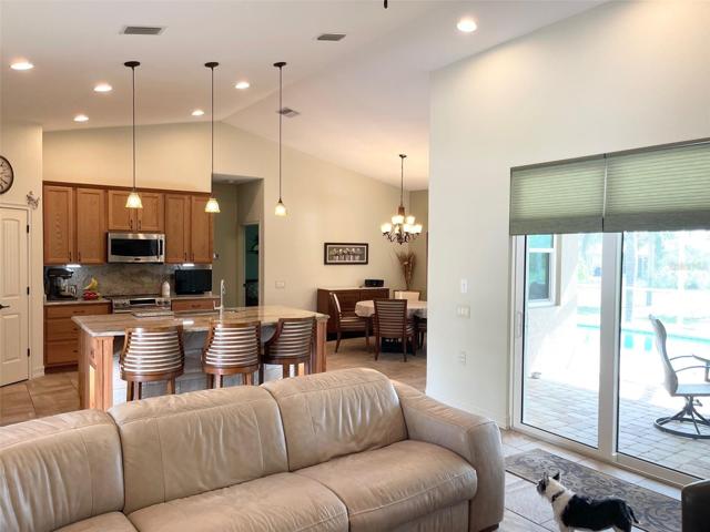 LIVING AREA OPEN TO KITCHEN, GREAT FOR ENTERTAINING