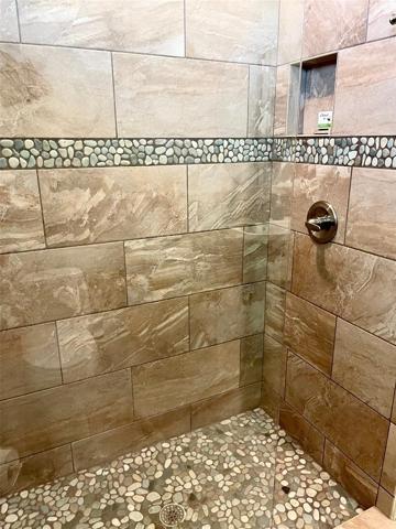 STONE AND TILE SHOWER