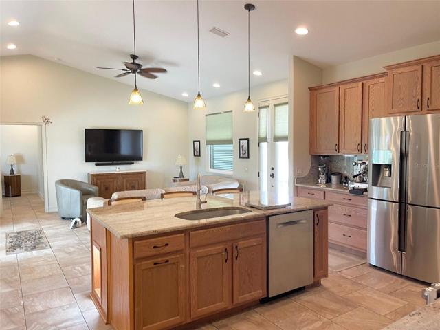 VAULTED CEILINGS. OPEN AND SPACIOUS