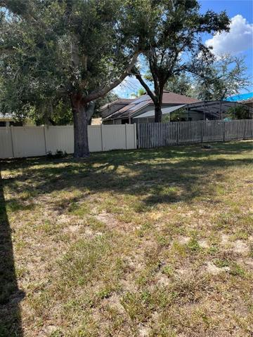 Left corner of yard